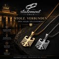 Premium Deutsche Adler (Silber) Kette-Statement Chain