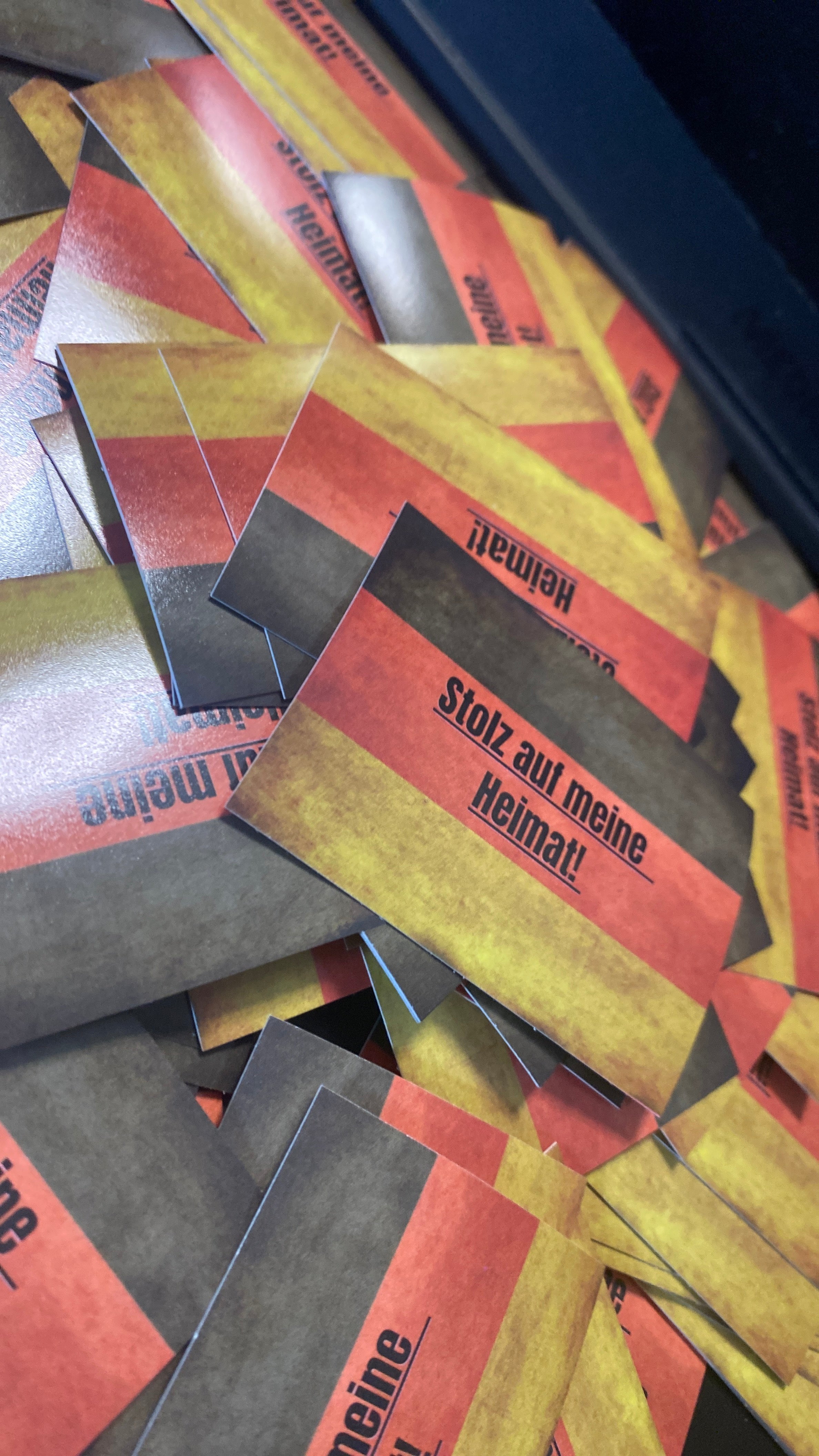 „STOLZ AUF MEINE HEIMAT“ Sticker DIN A8