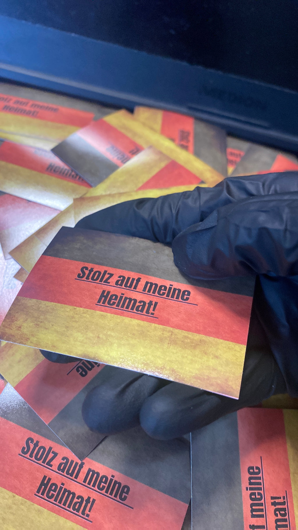 „STOLZ AUF MEINE HEIMAT“ Sticker DIN A8