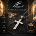 Statement-Chain Premium Edelstahl Kreuzketten.. Bekenne deinen Glauben!
