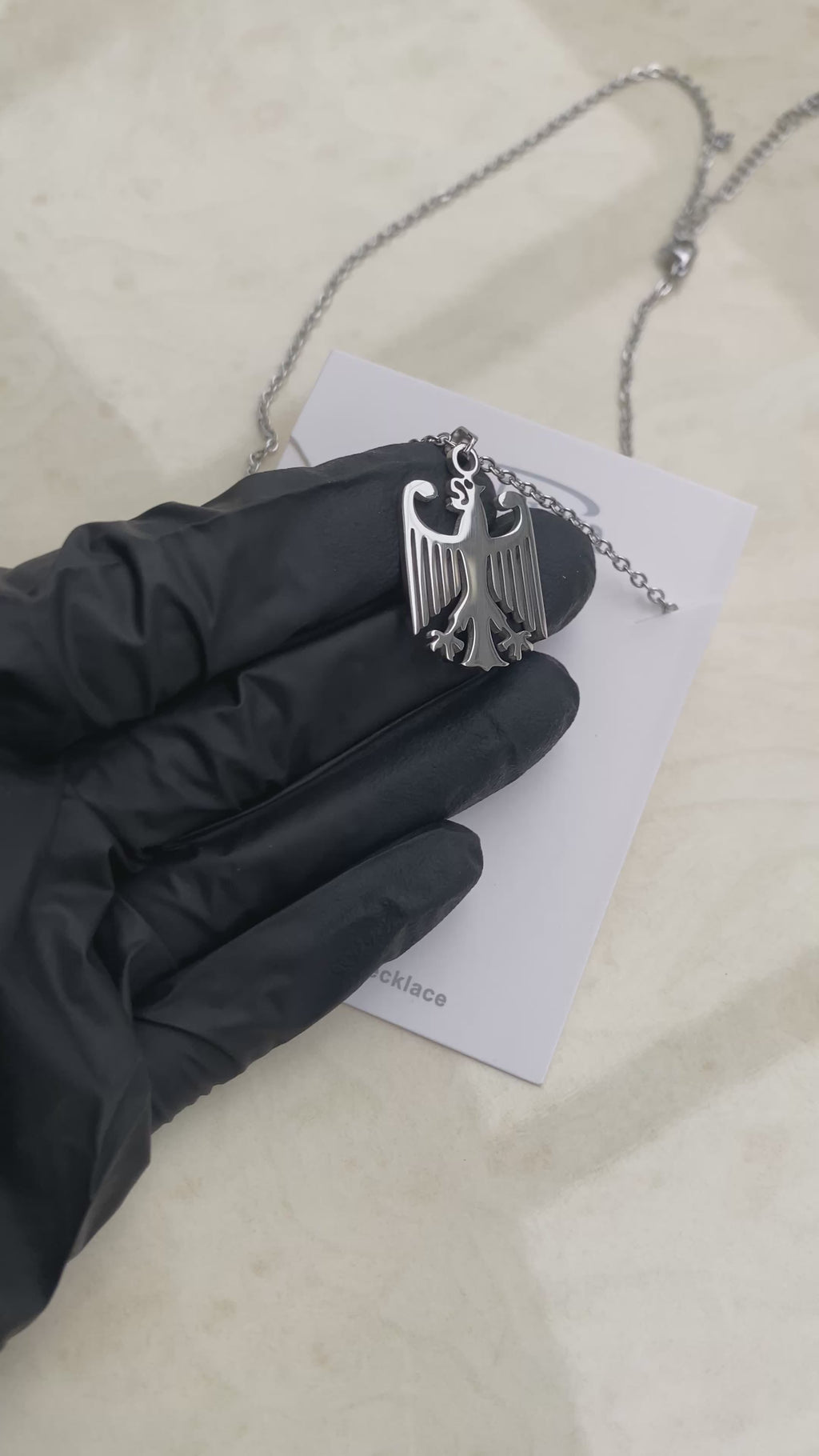 Premium Deutsche Adler (Silber) Kette-Statement Chain