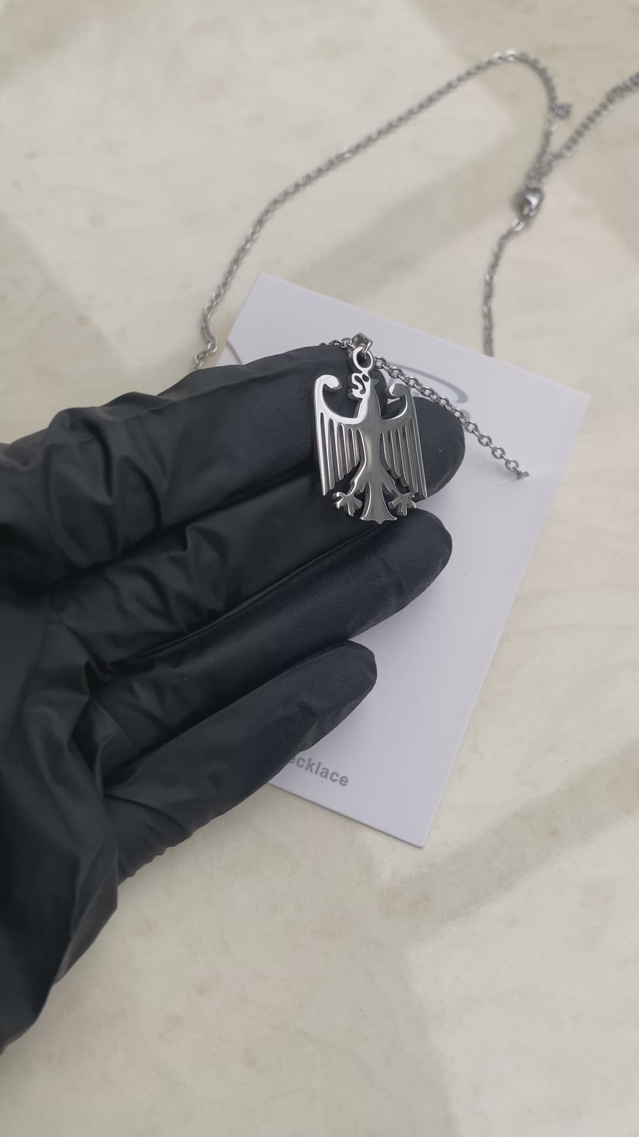 Premium Deutsche Adler (Silber) Kette-Statement Chain